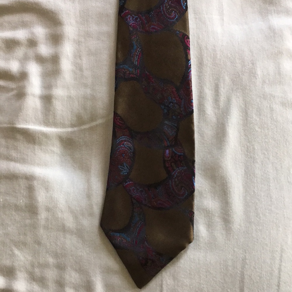 New Men’s Tie (Canda) Brown/Blue/Purple Colors